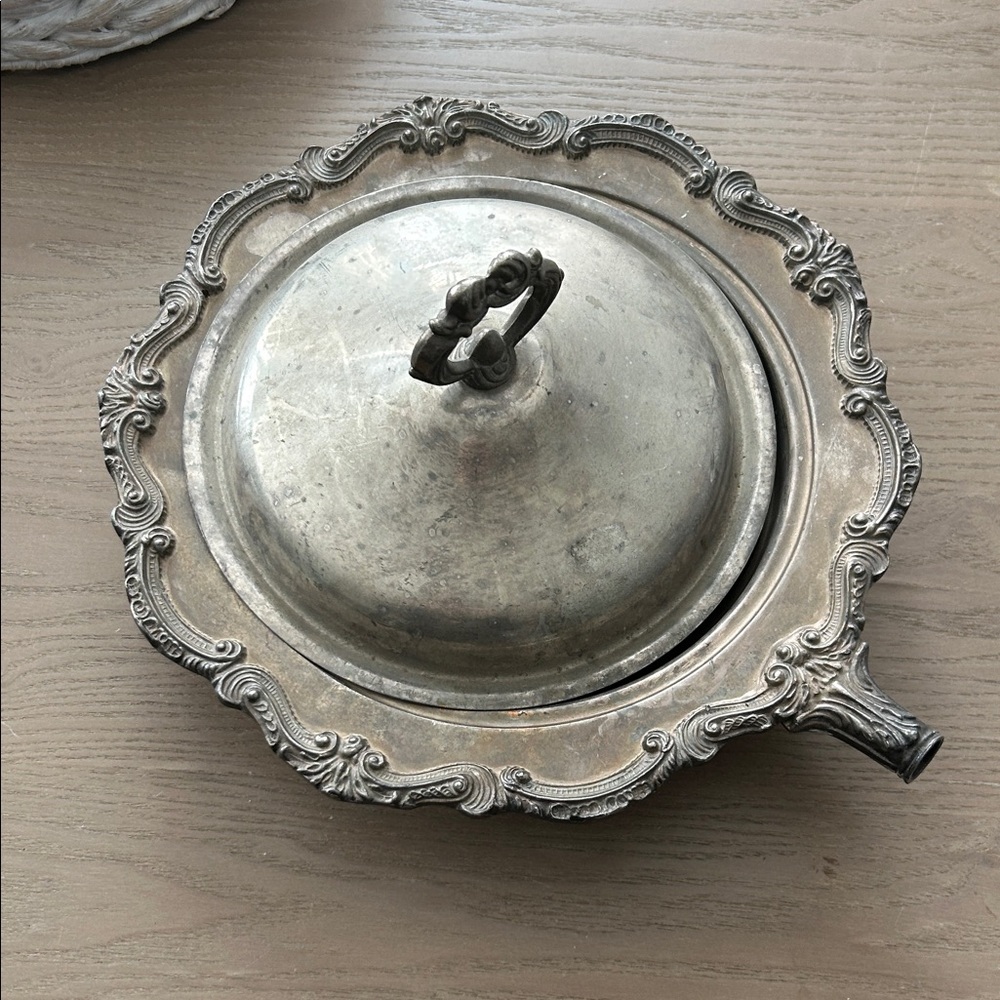 Vintage Silver Plated Serving Dish